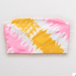 AERIE LONGLINE BANDEAU BIKINI TOP